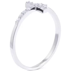 Brand new 😍 Giani Bernini Cubic Zirconia East-West Cross Ring In Sterling Silver, Created For Macy's ✔️ -Giani Bernini Shop unnamed file 1009