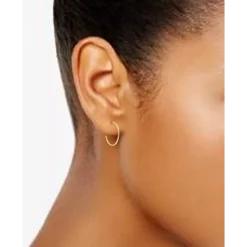 Best deal 🥰 Giani Bernini Cubic Zirconia Small Half Hoop Earrings, 0.55, Created For Macy's Silver 🎁 -Giani Bernini Shop unnamed file 1013