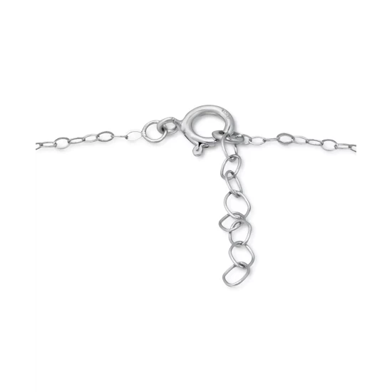 Buy ๐ Giani Bernini Purple Cubic Zirconia Graduating Three Stone Chain Ankle Bracelet In Sterling Silver, Created For Macy's ๐ 5 Buy ๐ Giani Bernini Purple Cubic Zirconia Graduating Three Stone Chain Ankle Bracelet In Sterling Silver, Created For Macy's ๐ - Image 5