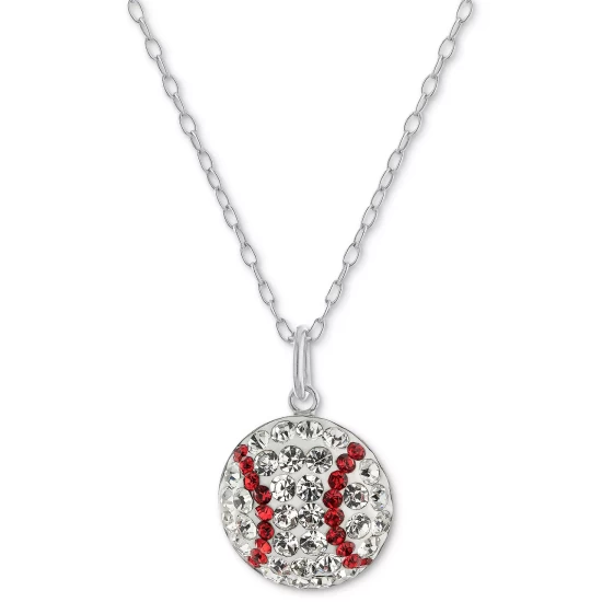 Coupon ๐ Giani Bernini Crystal โพ Baseball 18 Pendant Necklace In Sterling Silver, Created For Macy's Multi ๐คฉ 2 Coupon ๐ Giani Bernini Crystal โพ Baseball 18 Pendant Necklace In Sterling Silver, Created For Macy's Multi ๐คฉ - Image 2