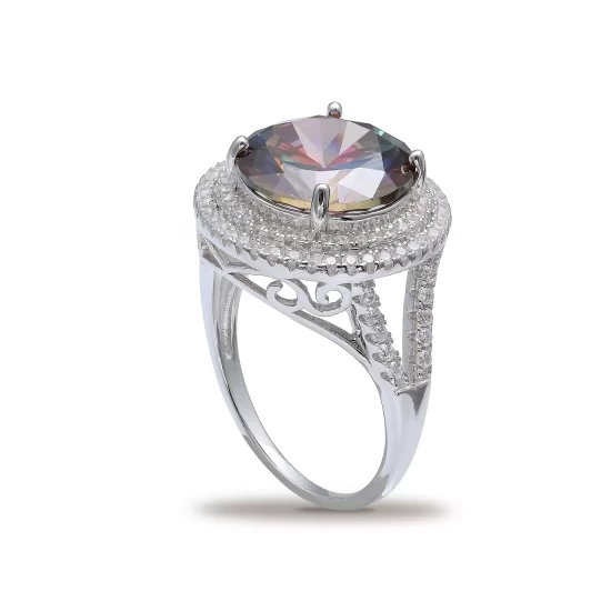 Discount 👍 Giani Bernini Multi Colored Cubic Zirconia Double Pave Row Ring (7-1/2 Ct. T.w.) In Sterling Silver Purple Cubic Zirconia ⭐ 4 Discount 👍 Giani Bernini Multi Colored Cubic Zirconia Double Pave Row Ring (7-1/2 Ct. T.w.) In Sterling Silver Purple Cubic Zirconia ⭐ - Image 4