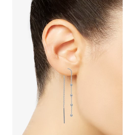 Cheapest ๐ Giani Bernini Polished Ball Chain Threader Drop Earrings In 18k Gold-Plated Sterling Silver, Created For Macy's (Also In Sterling Silver) โ 3 Cheapest ๐ Giani Bernini Polished Ball Chain Threader Drop Earrings In 18k Gold-Plated Sterling Silver, Created For Macy's (Also In Sterling Silver) โ - Image 3