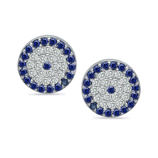 Discount ๐คฉ Giani Bernini Cubic Zirconia Evil Eye Stud Earrings In Sterling Silver, Created For Macy's ๐ 4 Discount ๐คฉ Giani Bernini Cubic Zirconia Evil Eye Stud Earrings In Sterling Silver, Created For Macy's ๐ - Image 4
