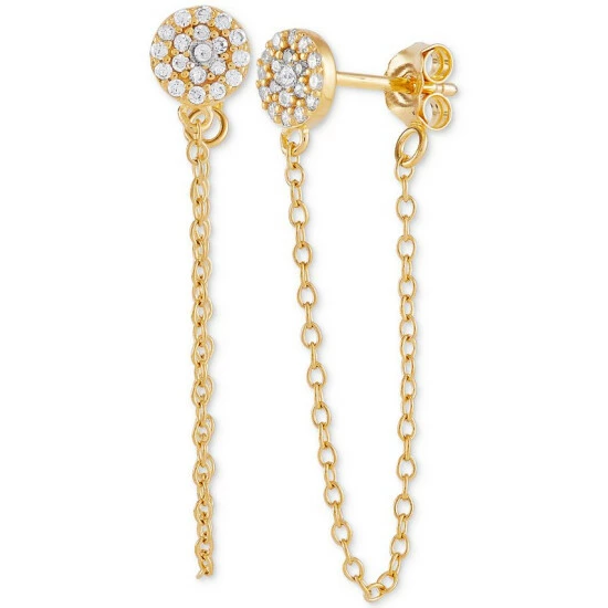 Outlet ๐ฏ Giani Bernini Cubic Zirconia Cluster Chain Drop Earrings In 14k Gold-Plated Sterling Silver, Created For Macy's (Also In Sterling Silver) ๐งจ 1 Outlet ๐ฏ Giani Bernini Cubic Zirconia Cluster Chain Drop Earrings In 14k Gold-Plated Sterling Silver, Created For Macy's (Also In Sterling Silver) ๐งจ