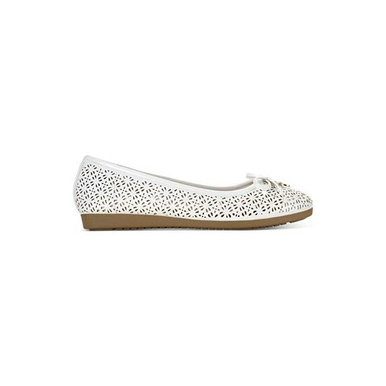 Hot Sale β Giani Bernini Odeysa Memory Foam Perforated Ballet Flats, Created For Macy's White π 2 Hot Sale β Giani Bernini Odeysa Memory Foam Perforated Ballet Flats, Created For Macy's White π - Image 2