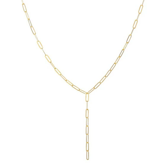 New 🎉 Giani Bernini Paperclip Link 18 Lariat Necklace In 18k Gold-Plated Sterling Silver, Created For Macy's Gold Over Silver 👏 1 New 🎉 Giani Bernini Paperclip Link 18 Lariat Necklace In 18k Gold-Plated Sterling Silver, Created For Macy's Gold Over Silver 👏