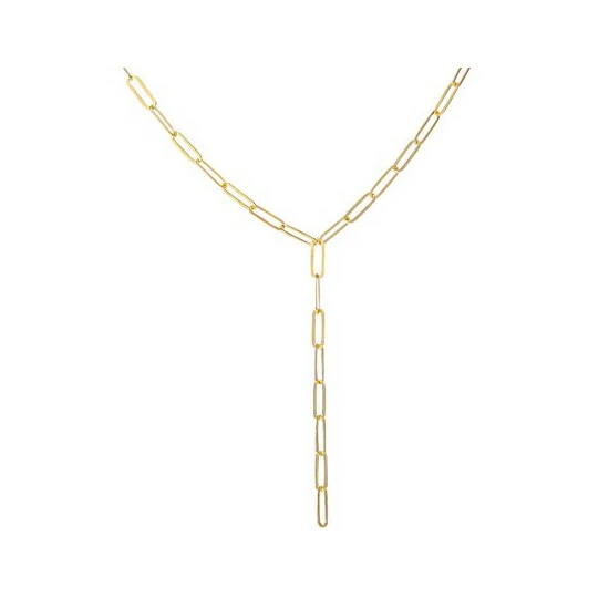 New 🎉 Giani Bernini Paperclip Link 18 Lariat Necklace In 18k Gold-Plated Sterling Silver, Created For Macy's Gold Over Silver 👏 3 New 🎉 Giani Bernini Paperclip Link 18 Lariat Necklace In 18k Gold-Plated Sterling Silver, Created For Macy's Gold Over Silver 👏 - Image 3