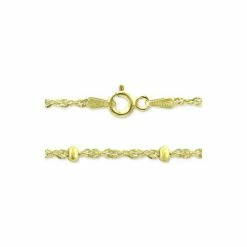 Wholesale 🎁 Giani Bernini Beaded Singapore Link Chain Bracelet In 18k Gold-Plated Sterling Silver, Created For Macy's Gold Over Silver ⭐ -Giani Bernini Shop unnamed file 1261
