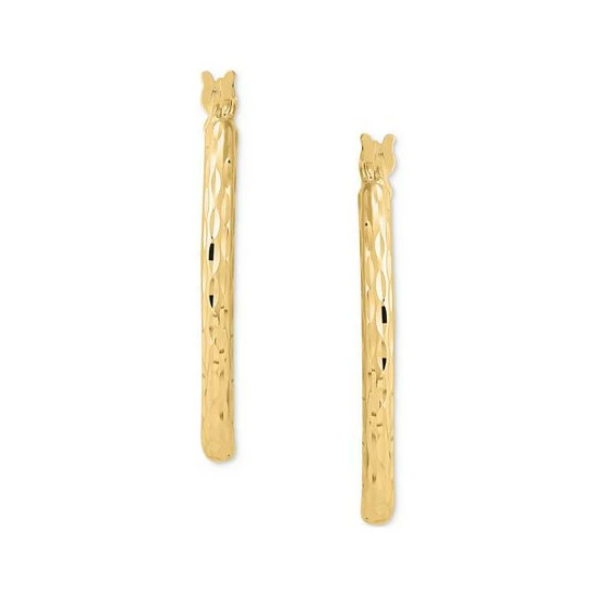 Best reviews of ✔️ Giani Bernini Textured Oval Hoop Earrings 25mm, Created For Macy's Gold Over Silver 🥰 3 Best reviews of ✔️ Giani Bernini Textured Oval Hoop Earrings 25mm, Created For Macy's Gold Over Silver 🥰 - Image 3