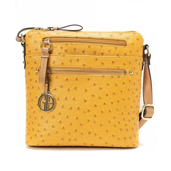 Best deal π Giani Bernini Embossed Faux Ostrich Crossbody, Created For Macy's Spicy Mustard π 1 Best deal π Giani Bernini Embossed Faux Ostrich Crossbody, Created For Macy's Spicy Mustard π