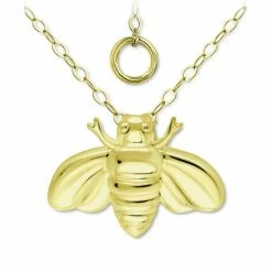 Coupon 🔥 Giani Bernini Bee Pendant Necklace, 16 + 2 Extender, Created For Macy's Gold Over Silver ✨