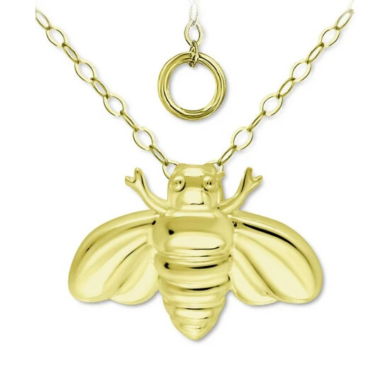 Coupon ๐ฅ Giani Bernini Bee Pendant Necklace, 16 + 2 Extender, Created For Macy's Gold Over Silver โจ 1 Coupon ๐ฅ Giani Bernini Bee Pendant Necklace, 16 + 2 Extender, Created For Macy's Gold Over Silver โจ