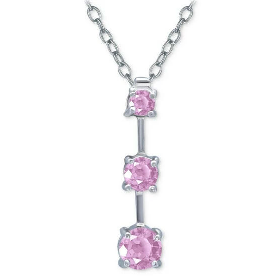 Best deal ๐ Giani Bernini Pink Cubic Zirconia Journey 18 Pendant Necklace In Sterling Silver, Created For Macy's โญ 1 Best deal ๐ Giani Bernini Pink Cubic Zirconia Journey 18 Pendant Necklace In Sterling Silver, Created For Macy's โญ
