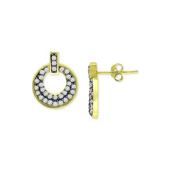 Best Pirce โญ Giani Bernini Cubic Zirconia Doorknocker Stud Earrings In 18k Gold-Plated Sterling, Created For Macy's Gold Over Silver ๐ฏ 3 Best Pirce โญ Giani Bernini Cubic Zirconia Doorknocker Stud Earrings In 18k Gold-Plated Sterling, Created For Macy's Gold Over Silver ๐ฏ - Image 3
