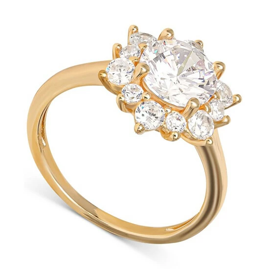 Best Pirce โค๏ธ Giani Bernini Cubic Zirconia Cluster Flower Ring In Gold-Plated Sterling Silver, Created For Macy's Gold Over Sterling Silver ๐ 1 Best Pirce โค๏ธ Giani Bernini Cubic Zirconia Cluster Flower Ring In Gold-Plated Sterling Silver, Created For Macy's Gold Over Sterling Silver ๐