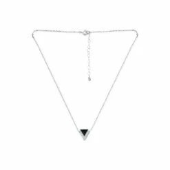 Hot Sale ❤️ Giani Bernini Cubic Zirconia & Enamel Triangle Pendant Necklace In Sterling Silver, 16 + 2 Extender, Created For Macy's 💯 7 Hot Sale ❤️ Giani Bernini Cubic Zirconia & Enamel Triangle Pendant Necklace In Sterling Silver, 16 + 2 Extender, Created For Macy's 💯 -Giani Bernini Shop unnamed file 1353