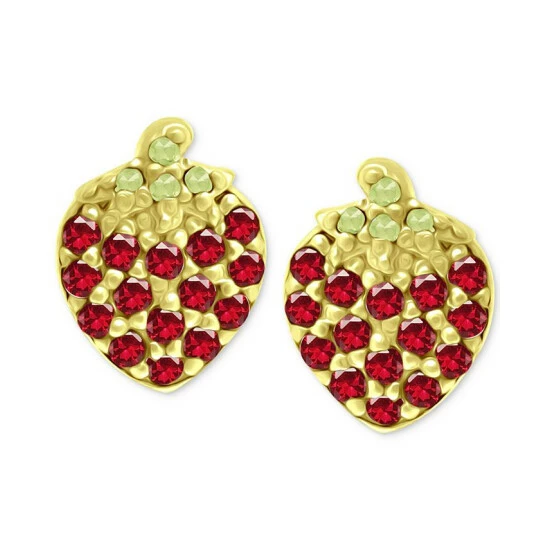 Buy ✔️ Giani Bernini Cubic Zirconia Strawberry Stud Earrings, Created For Macy's Sterling Silver ❤️ 1 Buy ✔️ Giani Bernini Cubic Zirconia Strawberry Stud Earrings, Created For Macy's Sterling Silver ❤️