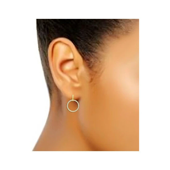 Cheap 👍 Giani Bernini Cubic Zirconia Circle Drop Earrings, Created For Macy's Gold Over Silver 😉 2 Cheap 👍 Giani Bernini Cubic Zirconia Circle Drop Earrings, Created For Macy's Gold Over Silver 😉 - Image 2