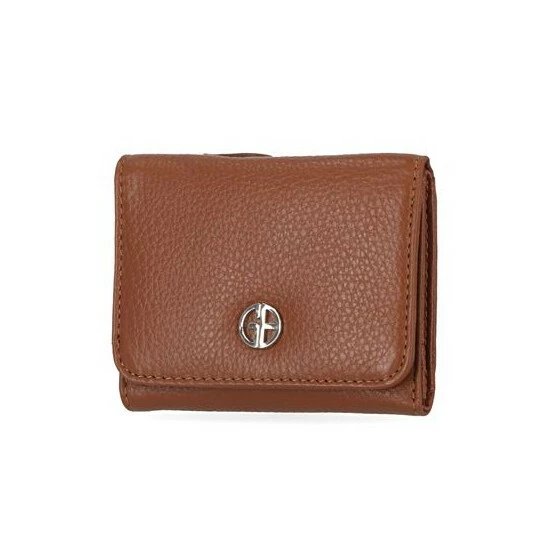 New ๐คฉ Giani Bernini Softy Leather Trifold Wallet, Created For Macy's Cognac/silver ๐ 3 New ๐คฉ Giani Bernini Softy Leather Trifold Wallet, Created For Macy's Cognac/silver ๐ - Image 3