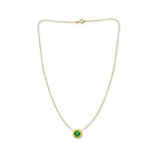Buy 🧨 Giani Bernini Green Cubic Zirconia Framed 16 Pendant Necklace, Created For Macy's Silver 🤩 3 Buy 🧨 Giani Bernini Green Cubic Zirconia Framed 16 Pendant Necklace, Created For Macy's Silver 🤩 - Image 3