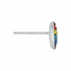 Flash Sale 😉 Giani Bernini Crystal Rainbow Heart Stud Earrings In Sterling Silver, Created For Macy's Multi 🛒 -Giani Bernini Shop unnamed file 1419