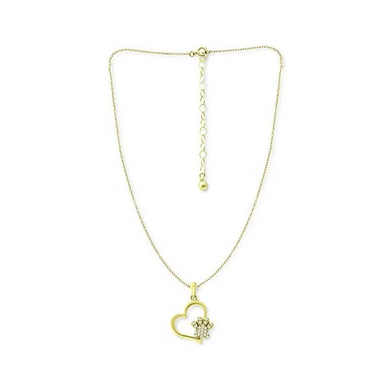 Brand new โจ Giani Bernini Cubic Zirconia Heart & Paw 18 Pendant Necklace, Created For Macy's White ๐ 3 Brand new โจ Giani Bernini Cubic Zirconia Heart & Paw 18 Pendant Necklace, Created For Macy's White ๐ - Image 3
