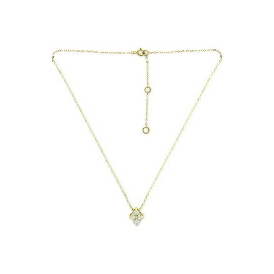 New ๐ฅ Giani Bernini Cubic Zirconia Cluster Pendant Necklace, 16 + 2 Extender, Created For Macy's Gold โจ 3 New ๐ฅ Giani Bernini Cubic Zirconia Cluster Pendant Necklace, 16 + 2 Extender, Created For Macy's Gold โจ - Image 3