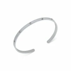 Best Pirce ⌛ Giani Bernini Crystal Inner Message Cuff Bangle Bracelet In Sterling Silver, Created For Macy's 🎁 -Giani Bernini Shop unnamed file 1453
