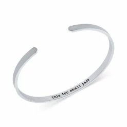 Best Pirce ⌛ Giani Bernini Crystal Inner Message Cuff Bangle Bracelet In Sterling Silver, Created For Macy's 🎁 -Giani Bernini Shop unnamed file 1454