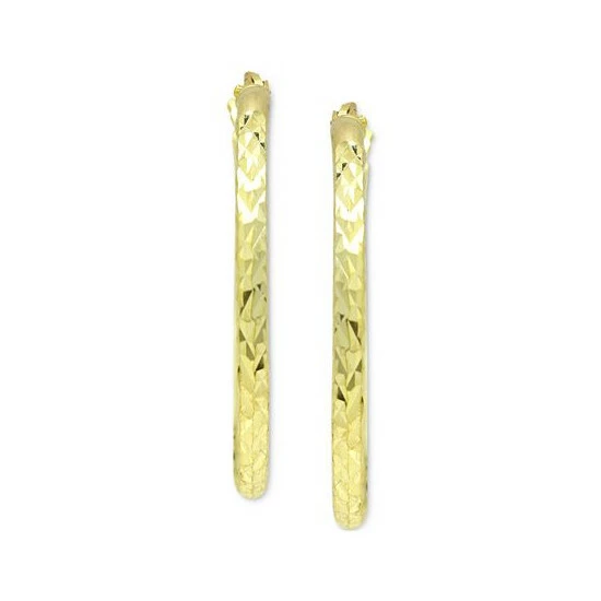 Budget ๐งจ Giani Bernini Small Textured Hoop Earrings In 18k Gold-Plated Sterling Silver, 3/4, Created For Macy's 18k Gold Over Sterling Silver ๐ 3 Budget ๐งจ Giani Bernini Small Textured Hoop Earrings In 18k Gold-Plated Sterling Silver, 3/4, Created For Macy's 18k Gold Over Sterling Silver ๐ - Image 3