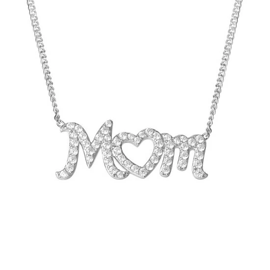 Wholesale ๐ Giani Bernini Cubic Zirconia MOM Heart 18 Pendant Necklace In Sterling Silver, Created For Macy's ๐ 1 Wholesale ๐ Giani Bernini Cubic Zirconia MOM Heart 18 Pendant Necklace In Sterling Silver, Created For Macy's ๐