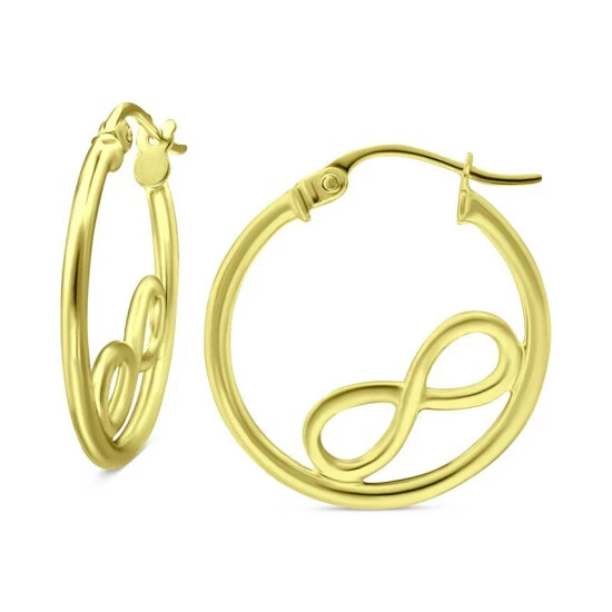 Cheapest ๐คฉ Giani Bernini Infinity Accent Small Hoop Earrings In 18k Gold-Plated Sterling Silver, 0.75, Created For Macy's Gold Over Silver ๐ 1 Cheapest ๐คฉ Giani Bernini Infinity Accent Small Hoop Earrings In 18k Gold-Plated Sterling Silver, 0.75, Created For Macy's Gold Over Silver ๐
