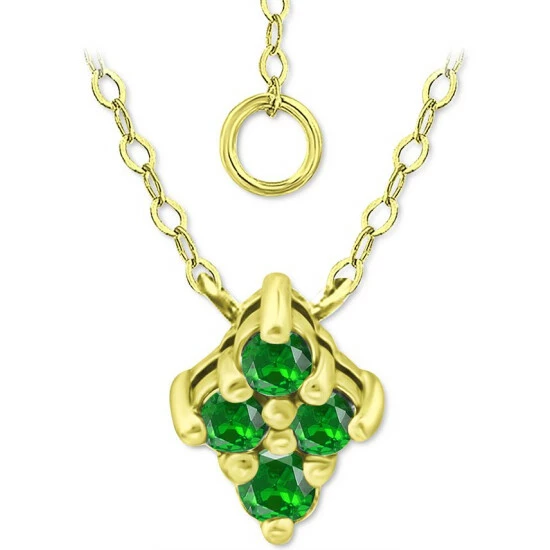 Buy โ๏ธ Giani Bernini Lab-Created Green Quartz Cluster Pendant Necklace, 16 + 2 Extender, Created For Macy's Sterling Silver ๐ 1 Buy โ๏ธ Giani Bernini Lab-Created Green Quartz Cluster Pendant Necklace, 16 + 2 Extender, Created For Macy's Sterling Silver ๐