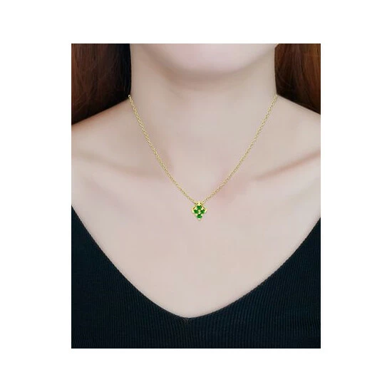 Buy โ๏ธ Giani Bernini Lab-Created Green Quartz Cluster Pendant Necklace, 16 + 2 Extender, Created For Macy's Sterling Silver ๐ 2 Buy โ๏ธ Giani Bernini Lab-Created Green Quartz Cluster Pendant Necklace, 16 + 2 Extender, Created For Macy's Sterling Silver ๐ - Image 2