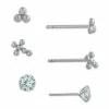 Top 10 ✨ Giani Bernini 3-Pc. Set Cubic Zirconia Bead Stud Earrings In Sterling Silver, Created For Macy's 🌟