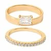 Cheap 🔔 Giani Bernini 2-Pc. Set Cubic Zirconia Ring & Pavé Band In 18k Gold-Plated Sterling Silver, Created For Macy's Gold Over Sterling Silver 👍