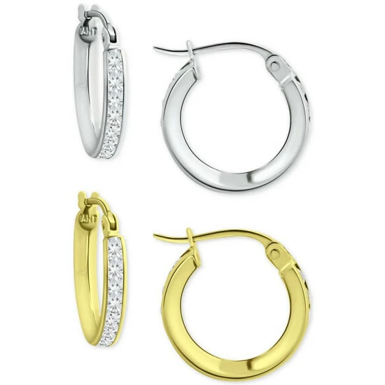 Coupon ๐ฏ Giani Bernini 2-Pc. Set Cubic Zirconia Small Hoop Earrings In Sterling Silver & 18k Gold-Plated Sterling Silver, 0.5, Created For Macy's White/gold ๐ฏ 1 Coupon ๐ฏ Giani Bernini 2-Pc. Set Cubic Zirconia Small Hoop Earrings In Sterling Silver & 18k Gold-Plated Sterling Silver, 0.5, Created For Macy's White/gold ๐ฏ