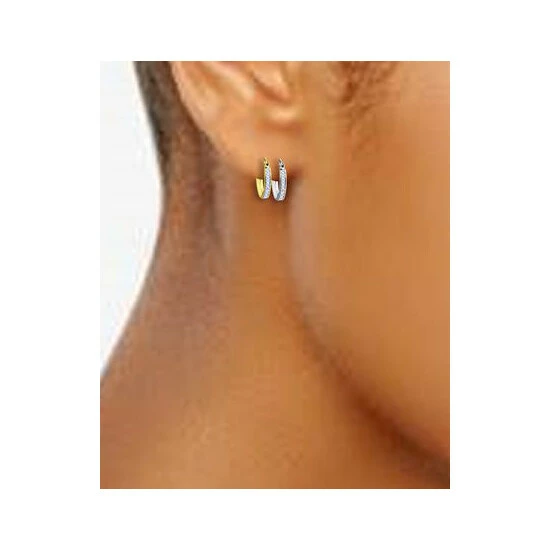 Coupon ๐ฏ Giani Bernini 2-Pc. Set Cubic Zirconia Small Hoop Earrings In Sterling Silver & 18k Gold-Plated Sterling Silver, 0.5, Created For Macy's White/gold ๐ฏ 2 Coupon ๐ฏ Giani Bernini 2-Pc. Set Cubic Zirconia Small Hoop Earrings In Sterling Silver & 18k Gold-Plated Sterling Silver, 0.5, Created For Macy's White/gold ๐ฏ - Image 2