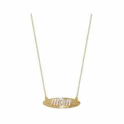 Best reviews of 🎁 Giani Bernini Cubic Zirconia MOM Script Radiant Disc 18 Pendant Necklace In 18k Gold-Plated Sterling Silver, Created For Macy's 🎉 -Giani Bernini Shop unnamed file 1580