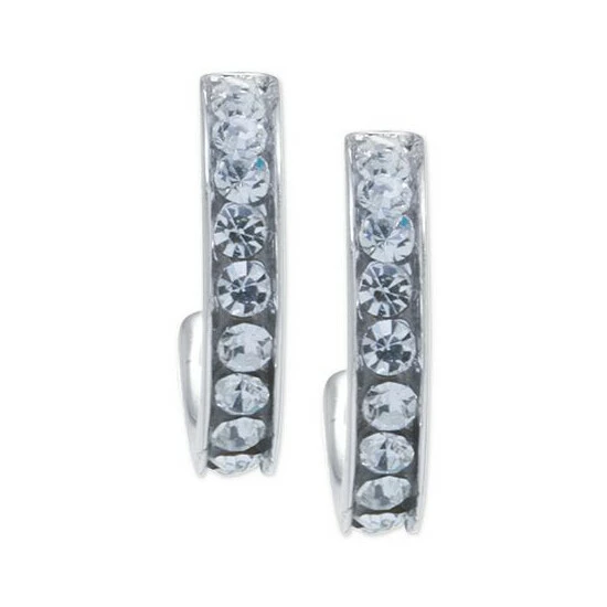 Outlet ๐ Giani Bernini Small (5/8) Crystal Hoop Earrings In Sterling Silver ๐ 3 Outlet ๐ Giani Bernini Small (5/8) Crystal Hoop Earrings In Sterling Silver ๐ - Image 3