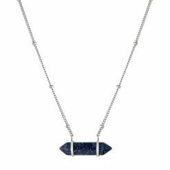 Budget 😀 Giani Bernini Lapis Hexagon Pendant Necklace In Sterling Silver, 16 + 2 Extender, Created For Macy's 😍