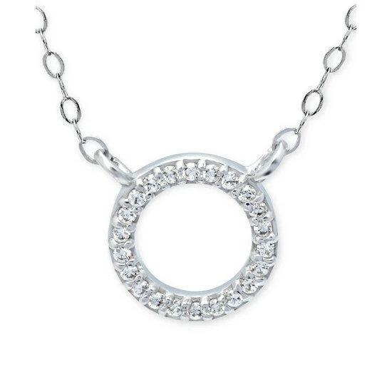 Best Sale ๐ฅ Giani Bernini Cubic Zirconia Mini-Circle 16 Pendant Necklace, Created For Macy's Silver ๐ 1 Best Sale ๐ฅ Giani Bernini Cubic Zirconia Mini-Circle 16 Pendant Necklace, Created For Macy's Silver ๐