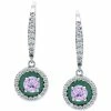 Best reviews of ⭐ Giani Bernini Amethyst (1/4 Ct. T.w.), Cubic Zirconia, & Enamel Circle Dangle Hoop Earrings In Sterling Silver (Also In Additional Stones), Created For Macy's Opal/turqouise 😉