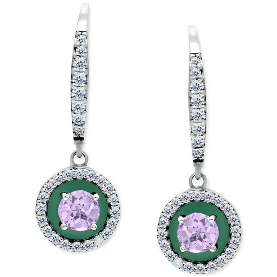 Best reviews of โญ Giani Bernini Amethyst (1/4 Ct. T.w.), Cubic Zirconia, & Enamel Circle Dangle Hoop Earrings In Sterling Silver (Also In Additional Stones), Created For Macy's Opal/turqouise ๐ 1 Best reviews of โญ Giani Bernini Amethyst (1/4 Ct. T.w.), Cubic Zirconia, & Enamel Circle Dangle Hoop Earrings In Sterling Silver (Also In Additional Stones), Created For Macy's Opal/turqouise ๐
