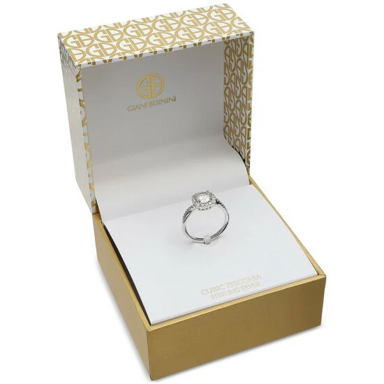 Best deal ๐ Giani Bernini Cubic Zirconia Halo Ring In Sterling Silver, Created For Macy's ๐ 2 Best deal ๐ Giani Bernini Cubic Zirconia Halo Ring In Sterling Silver, Created For Macy's ๐ - Image 2