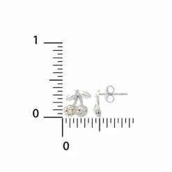 Best Pirce ⭐ Giani Bernini Crystal Cherry Stud Earrings In Sterling Silver, Created For Macy's 🥰 -Giani Bernini Shop unnamed file 1691