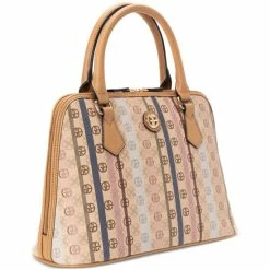 Budget ๐ Giani Bernini Signature Stripe Dome Faux Leather Satchel, Created For Macy's Taupe Multi ๐ 8 Budget ๐ Giani Bernini Signature Stripe Dome Faux Leather Satchel, Created For Macy's Taupe Multi ๐ -Giani Bernini Shop unnamed file 1707