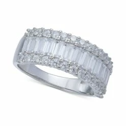 Best Pirce 🎉 Giani Bernini Cubic Zirconia Baguette Band In Sterling Silver 👏