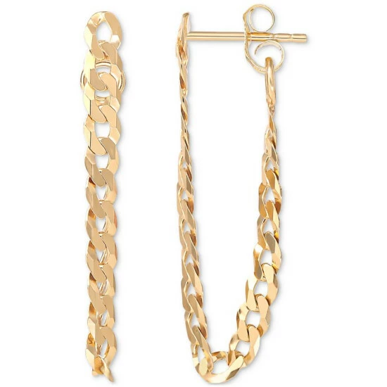 Cheapest 🥰 Giani Bernini Curb Link Chain Dangle Drop Earrings, Created For Macy's Sterling Silver 💯 1 Cheapest 🥰 Giani Bernini Curb Link Chain Dangle Drop Earrings, Created For Macy's Sterling Silver 💯