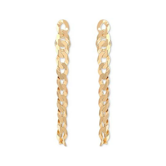 Cheapest 🥰 Giani Bernini Curb Link Chain Dangle Drop Earrings, Created For Macy's Sterling Silver 💯 3 Cheapest 🥰 Giani Bernini Curb Link Chain Dangle Drop Earrings, Created For Macy's Sterling Silver 💯 - Image 3